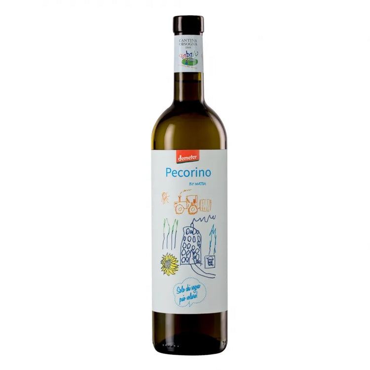 Pecorino Babalù, vin blanc biodynamique