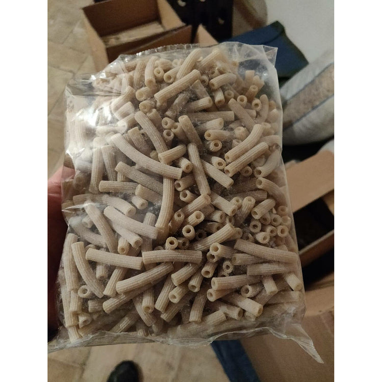Maccheroncini o sedanini pasta 500 g oude tarwevariëteit - geen verzending