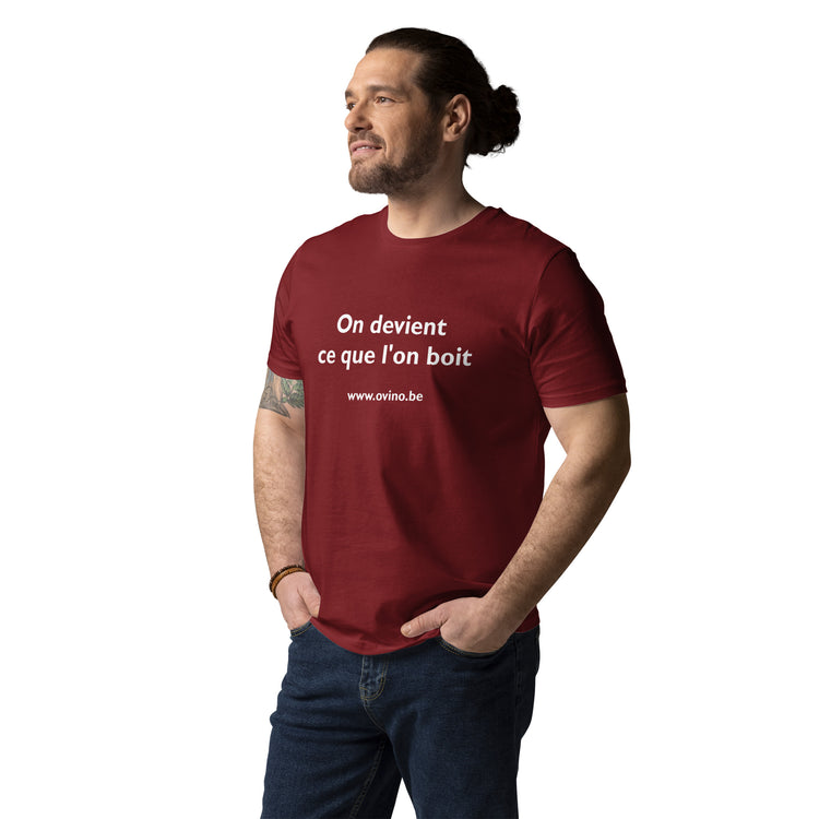 Unisex organic cotton t-shirt We become