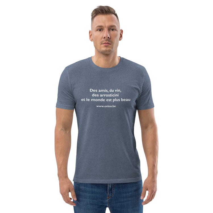 Arrosticini unisex T-shirt van biologisch katoen