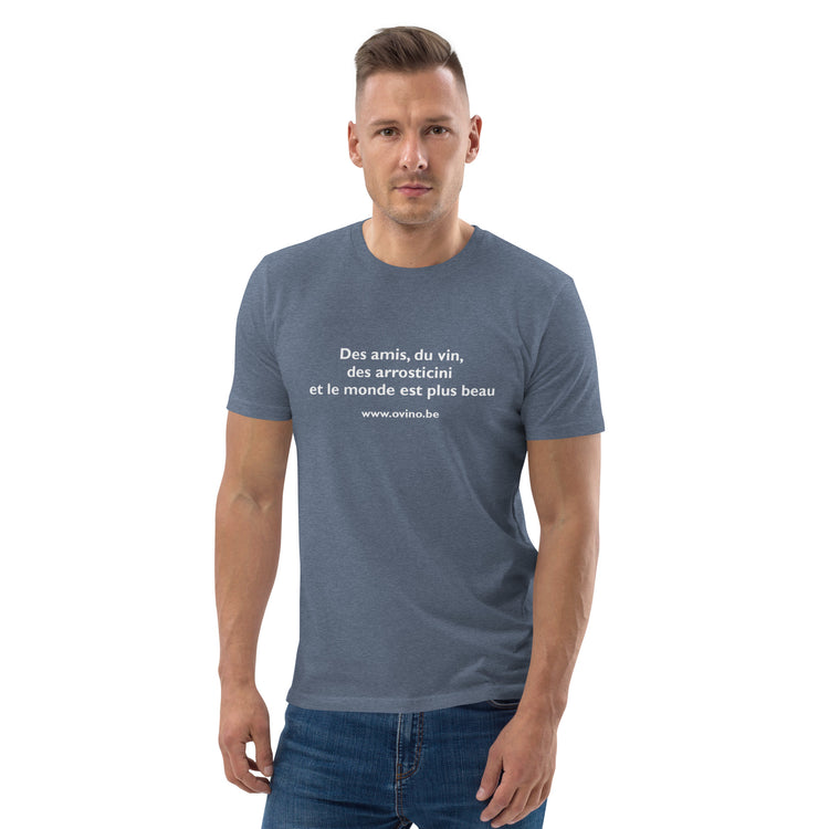 Arrosticini unisex T-shirt van biologisch katoen