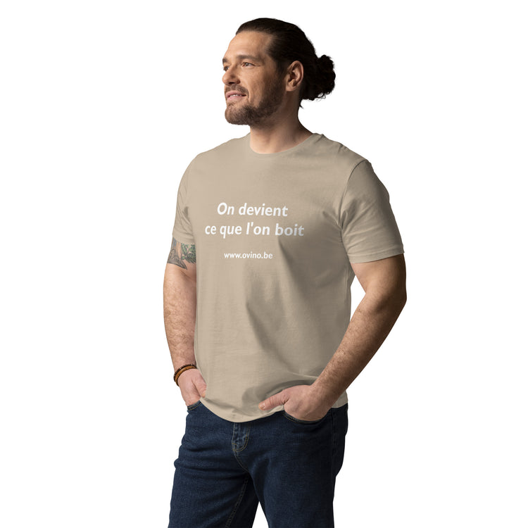 Unisex organic cotton t-shirt We become