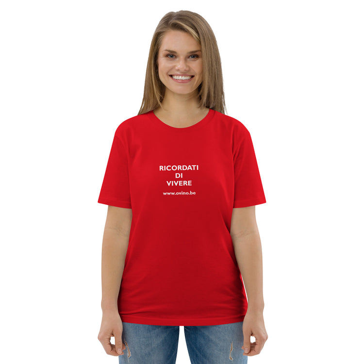 Ricordati unisex organic cotton t-shirt
