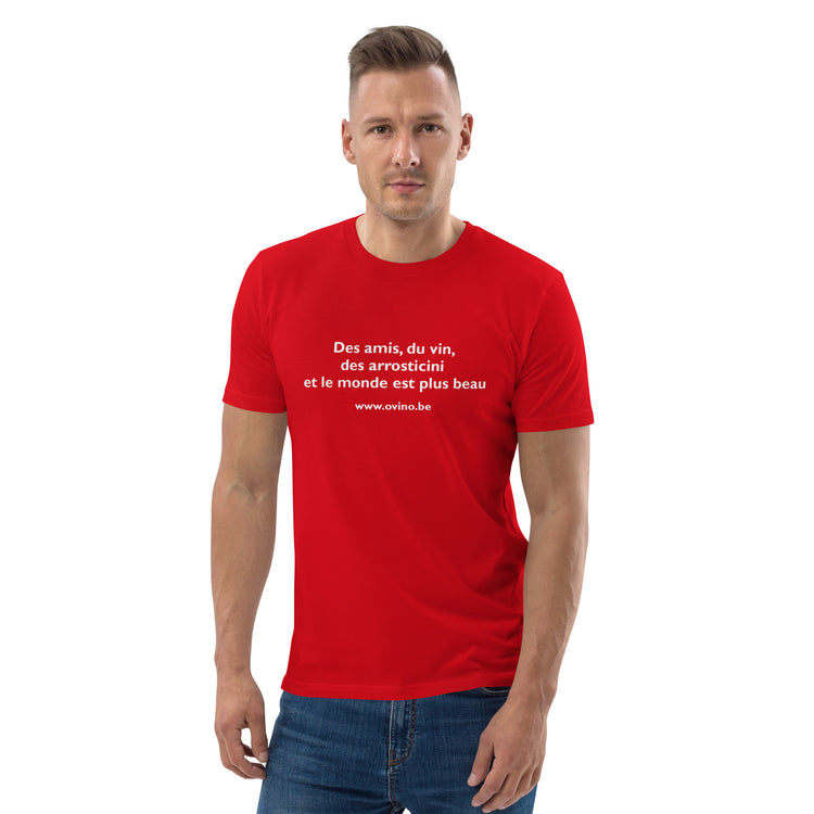 Arrosticini unisex T-shirt van biologisch katoen