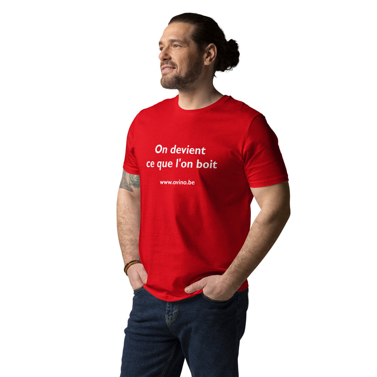 Unisex organic cotton t-shirt We become