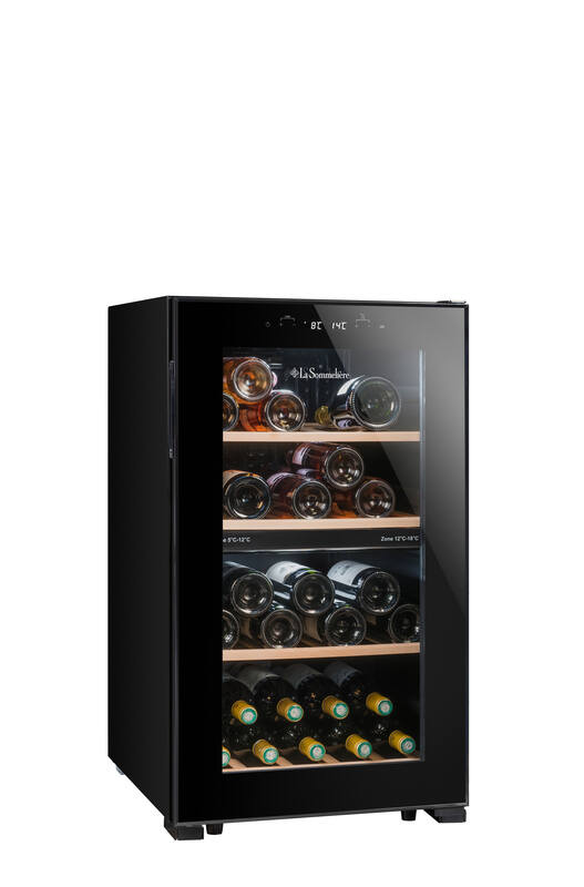 Cave de mise à température double zone LS51.2ZBLACK 50 Bouteilles
