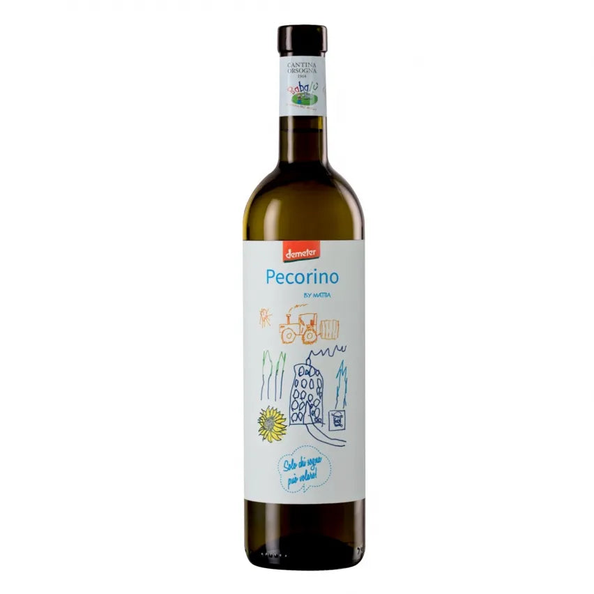 Pecorino Babalù, vin blanc biodynamique