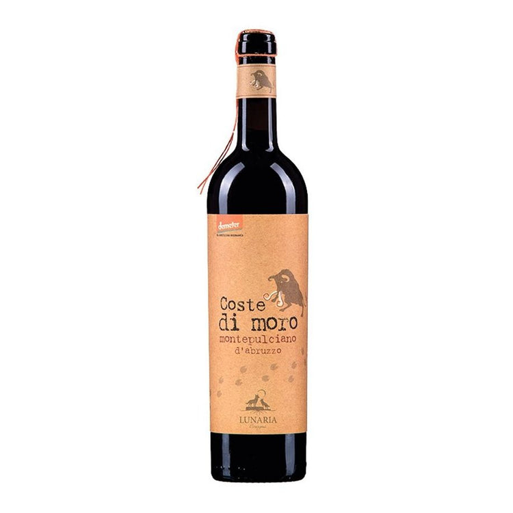Montepulciano d'Abruzzo Coste di Moro, Lunaria, vin rouge biodynamique