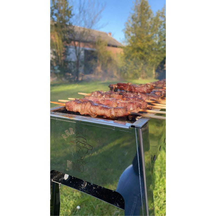 Boîte de 100 arrosticini, agriculture conventionnelle, produit surgelé ! pas d'expédition!