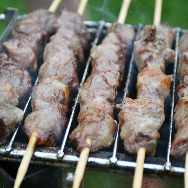 Boîte de 100 arrosticini, agriculture conventionnelle, produit surgelé ! pas d'expédition!