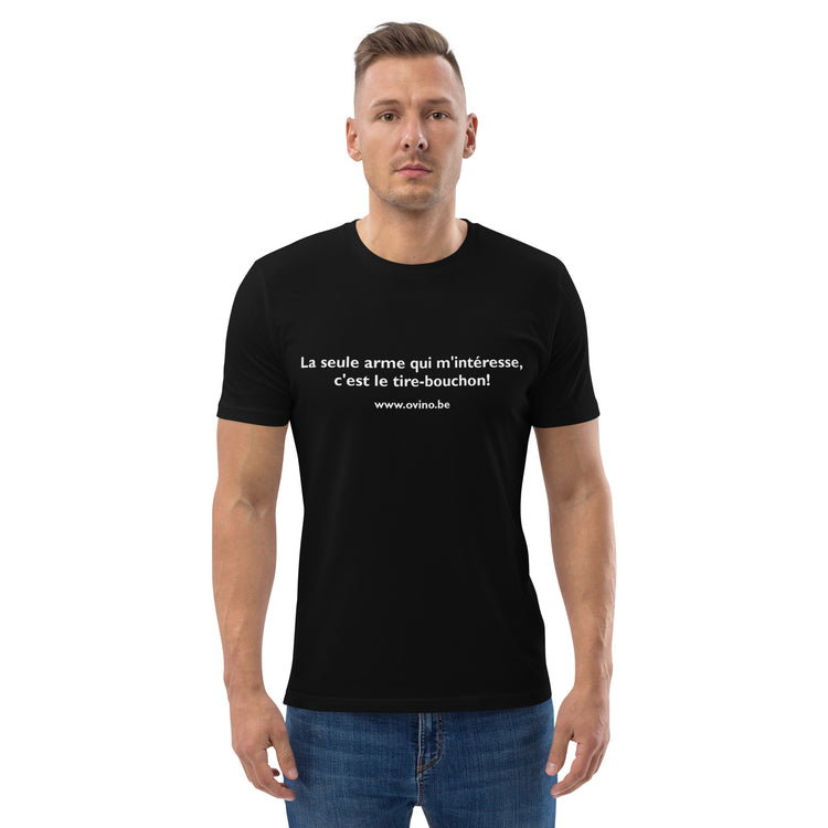 Weapon unisex organic cotton t-shirt