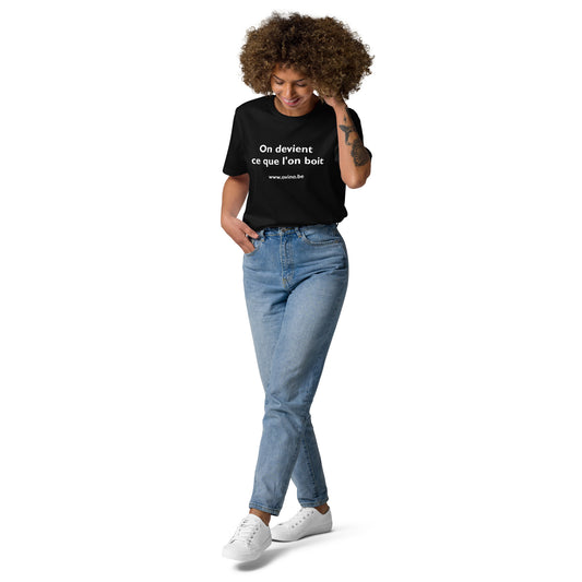 Unisex organic cotton t-shirt We become