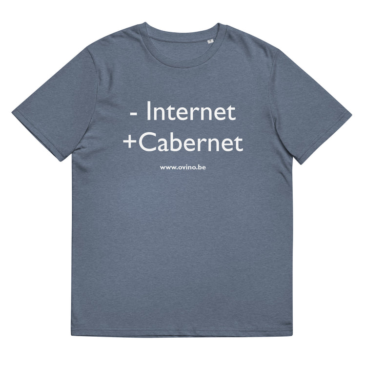 Uniseks internet-t-shirt van biologisch katoen