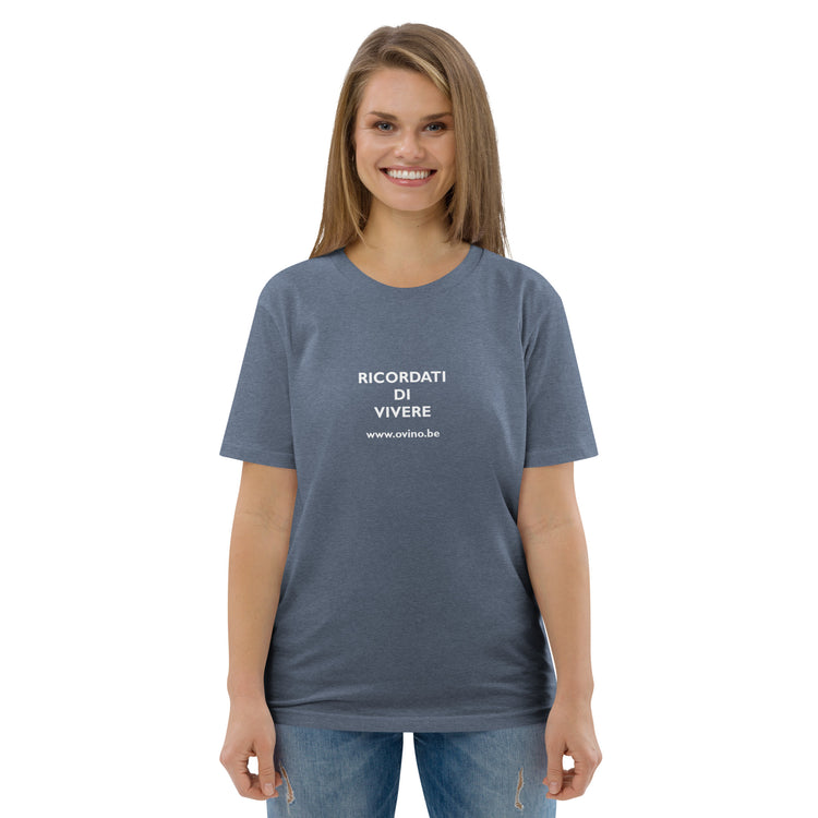 T-shirt unisexe en coton biologique Ricordati