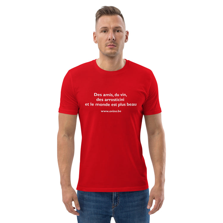 Arrosticini unisex T-shirt van biologisch katoen