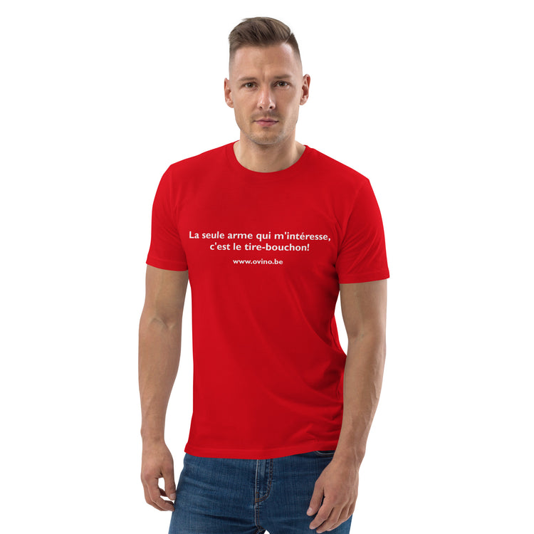 Weapon unisex organic cotton t-shirt
